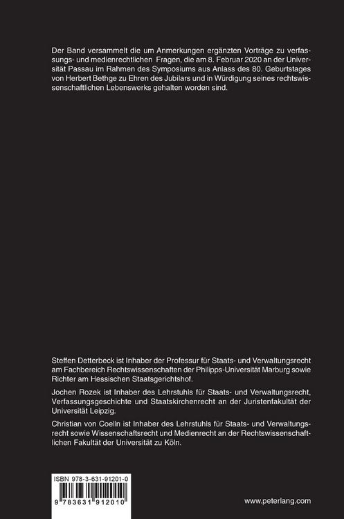 Produktbild: Brennpunkt Verfassungsstaat