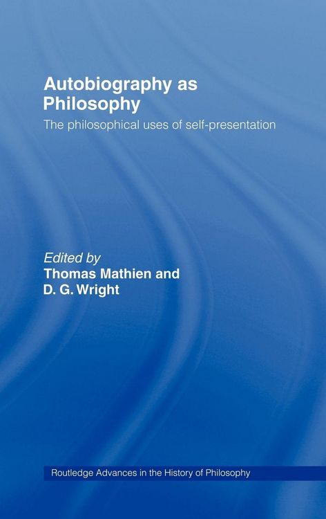 Produktbild: Autobiography as Philosophy