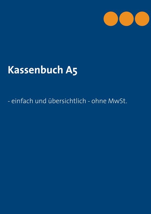 Produktbild: Kassenbuch A5