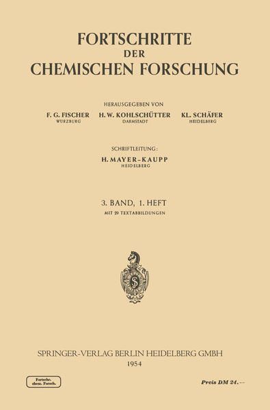 Produktbild: Fortschritte der Chemischen Forschung