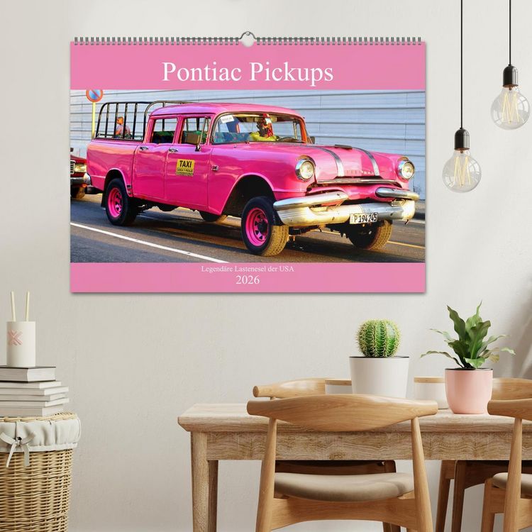 Produktbild: Pontiac Pickups - Legend&auml;re Lastenesel der USA (Wandkalender 2026 DIN A2 quer), CALVENDO Monatskalender