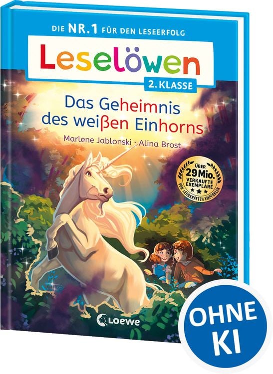 Produktbild: Lesel&ouml;wen 2. Klasse - Das Geheimnis des wei&szlig;en Einhorns