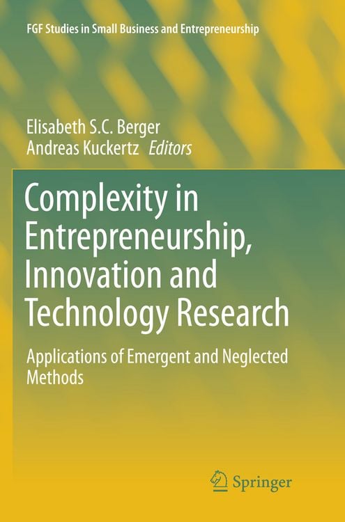 Produktbild: Complexity in Entrepreneurship, Innovation and Technology Research