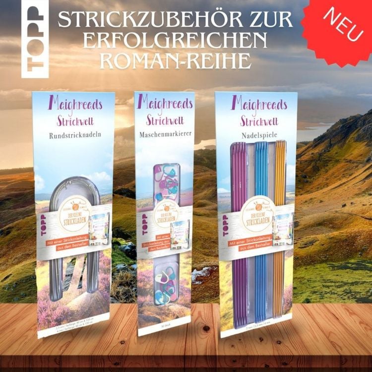 Produktbild: Der kleine Strickladen - Maighreads Maschenmarkierer. Mit Strickanleitung f&uuml;r eine M&uuml;tze und Handstulpen