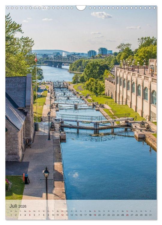 Produktbild: Ottawa - Eine Stadt mit Geschichte (Wandkalender 2026 DIN A3 hoch), CALVENDO Monatskalender