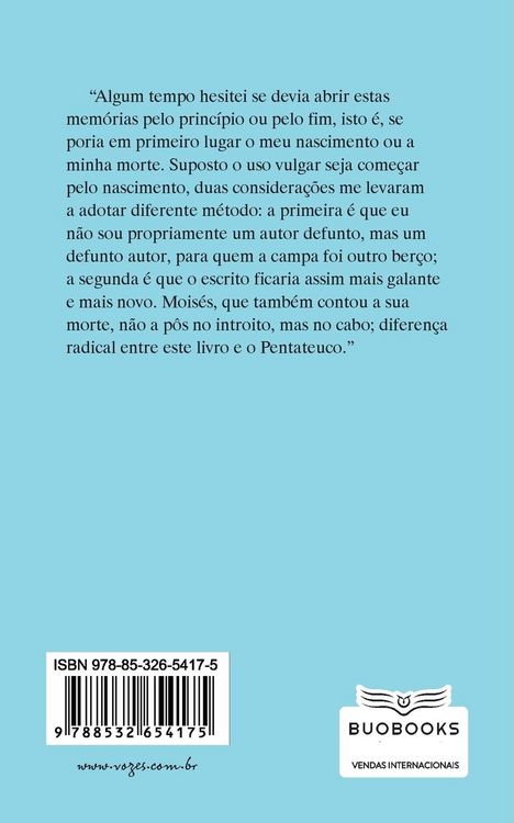Produktbild: Mem&oacute;rias p&oacute;stumas de Br&aacute;s Cubas
