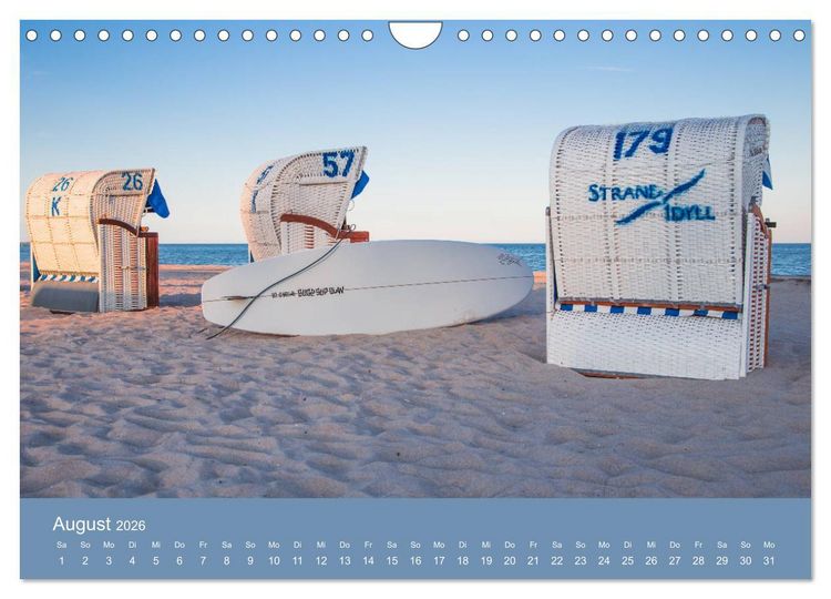 Produktbild: Gr&ouml;mitz - Ein Jahr Urlaub (Wandkalender 2026 DIN A4 quer), CALVENDO Monatskalender