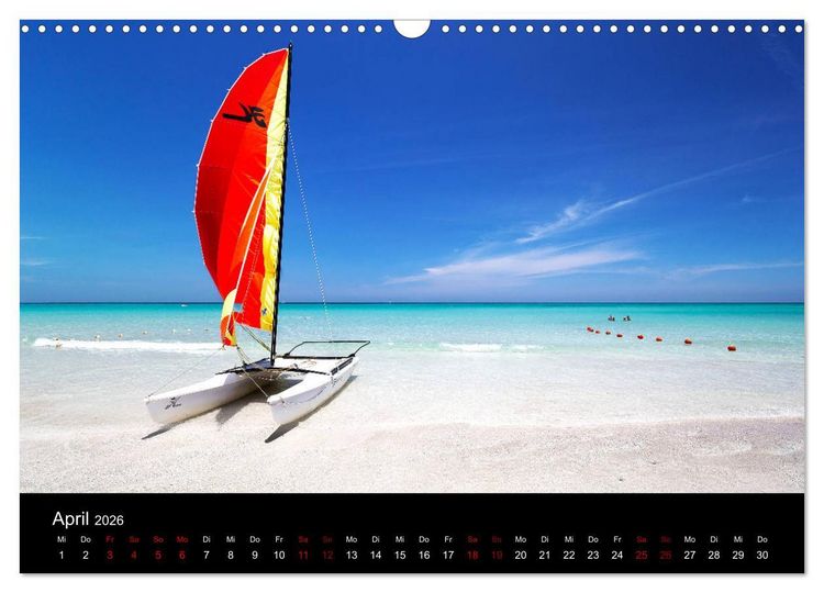 Produktbild: Kuba Varadero 2026 Leben im Paradies (Wandkalender 2026 DIN A3 quer), CALVENDO Monatskalender