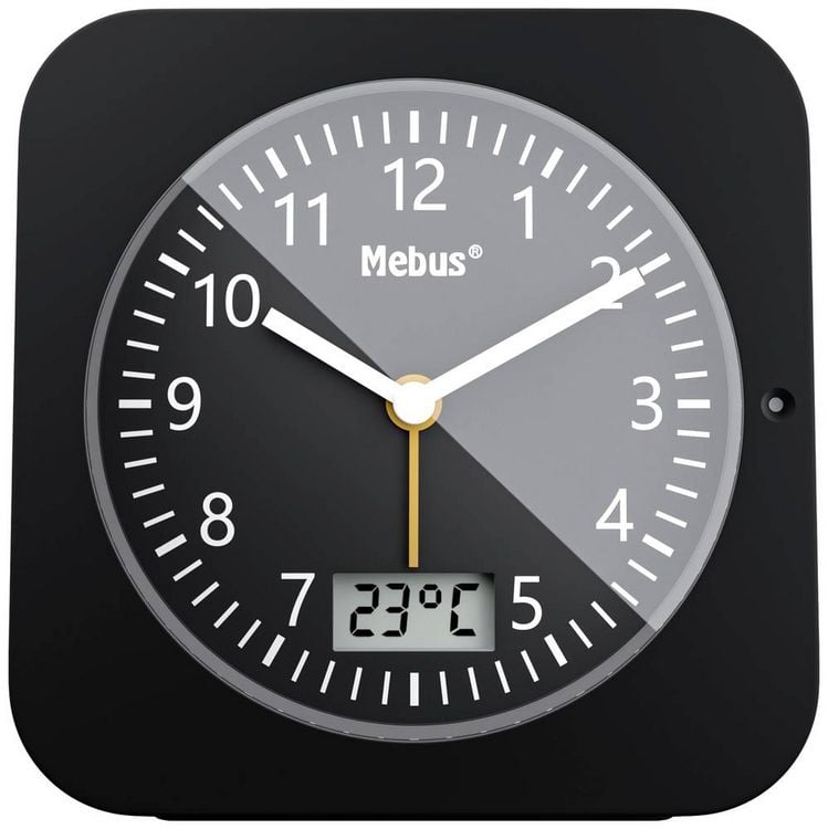 Produktbild: Mebus 25609 Funk Wecker Schwarz