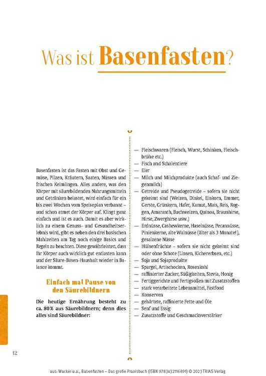 Produktbild: Basenfasten - Das gro&szlig;e Praxisbuch