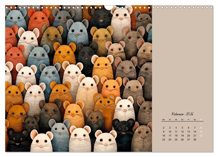 Produktbild: Tierisches Gewimmel (Wandkalender 2026 DIN A3 quer), CALVENDO Monatskalender