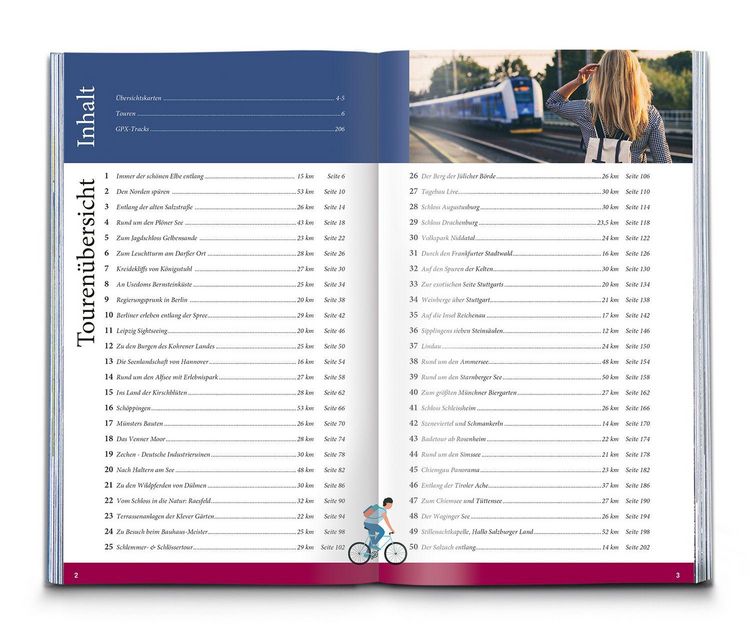 Produktbild: Die 50 sch&ouml;nsten Fahrradziele in Deutschland
