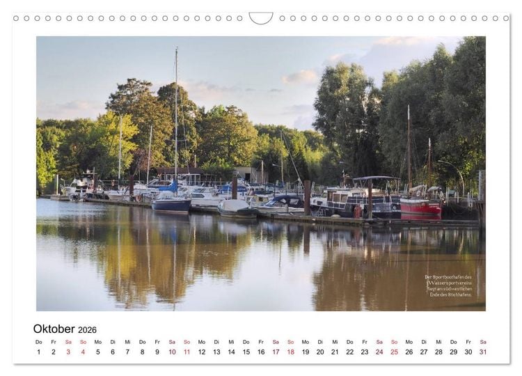 Produktbild: Rosenstadt Uetersen (Wandkalender 2026 DIN A3 quer), CALVENDO Monatskalender