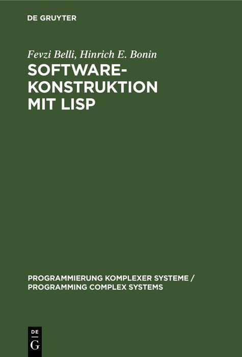 Produktbild: Software-Konstruktion mit LISP