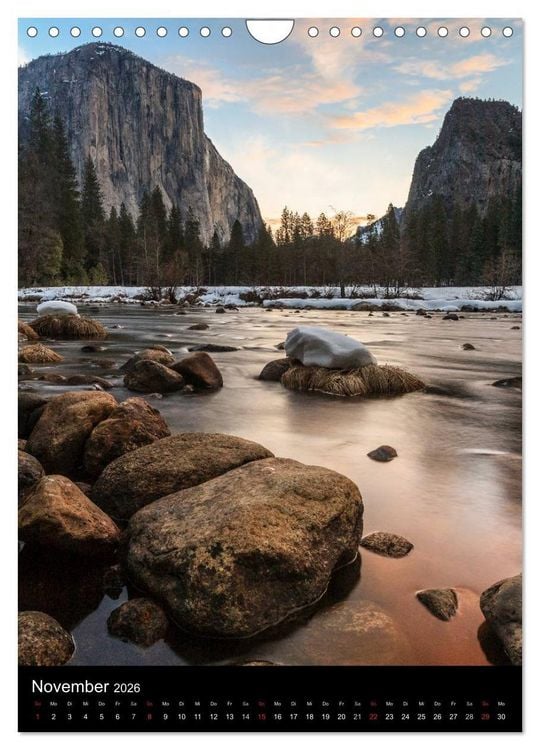 Produktbild: Idylle Pur - Der Yosemite National Park (Wandkalender 2026 DIN A4 hoch), CALVENDO Monatskalender