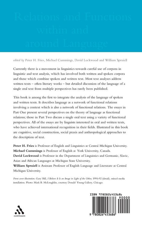 Produktbild: Relations and Functions Within and Around Language