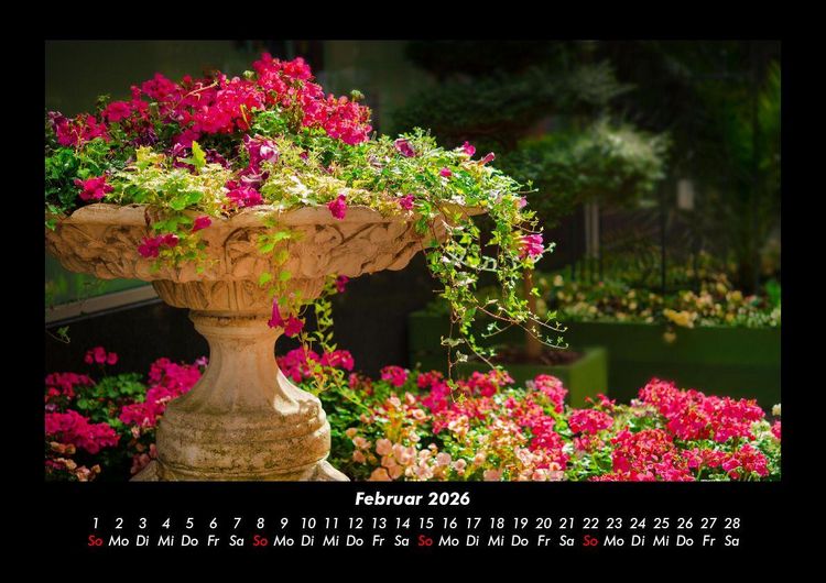 Produktbild: Blumenkalender 2026 Fotokalender DIN A3