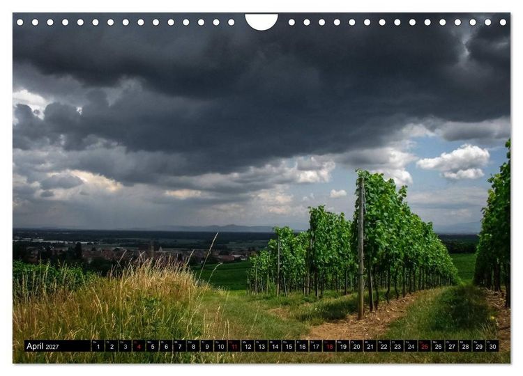 Produktbild: Unterwegs im Elsass (Wandkalender 2027 DIN A4 quer), CALVENDO Monatskalender