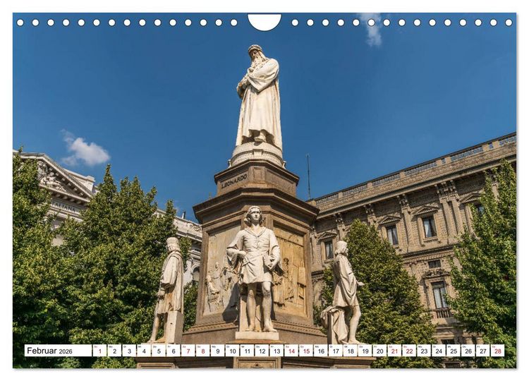 Produktbild: Italien - Mailand (Wandkalender 2026 DIN A4 quer), CALVENDO Monatskalender