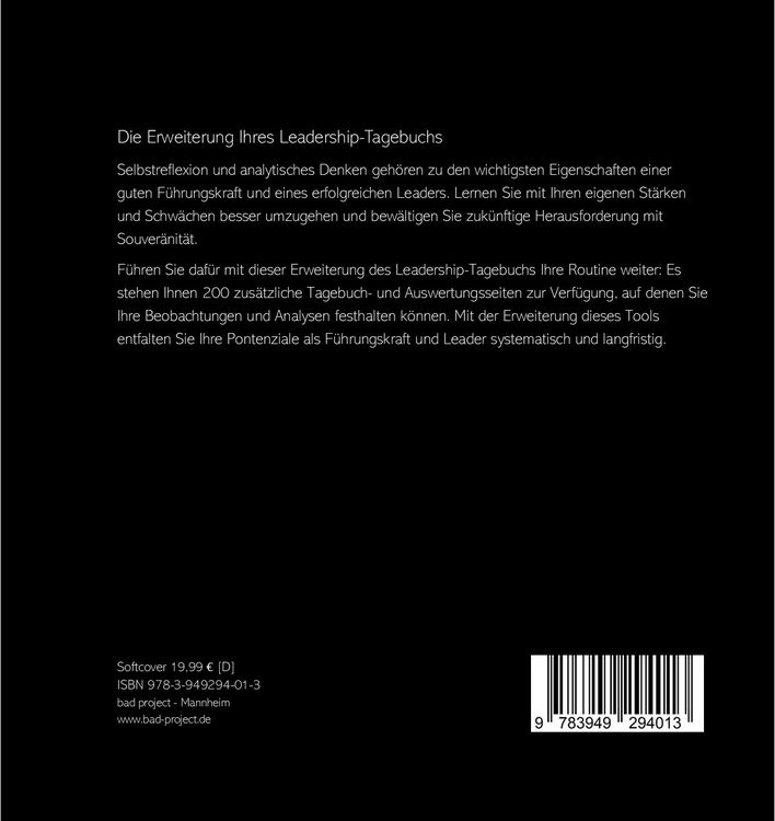 Produktbild: Das Leadership-Tagebuch