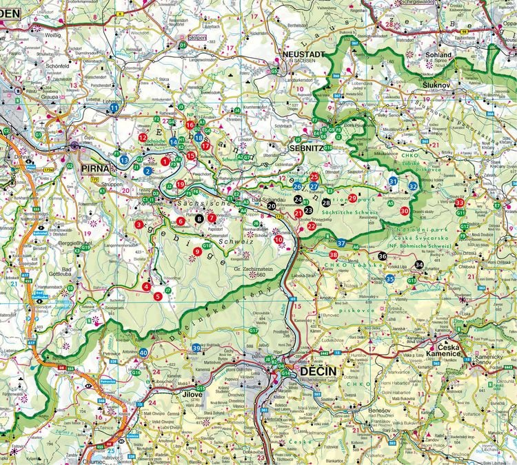 Produktbild: ROTHER Wanderbuch ErlebnisWandern mit Kindern Elbsandsteingebirge
