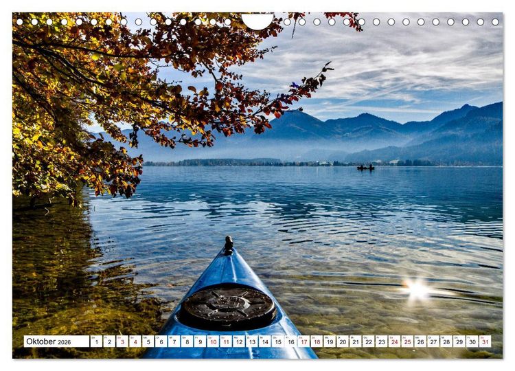 Produktbild: Kajaktour am Wolfgangsee (Wandkalender 2026 DIN A4 quer), CALVENDO Monatskalender