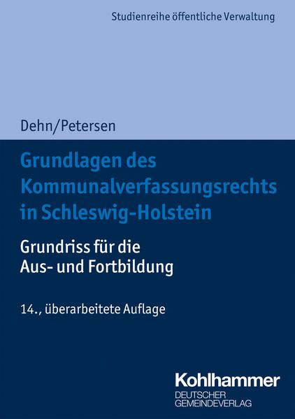 Produktbild: Grundlagen des Kommunalverfassungsrechts in Schleswig-Holstein
