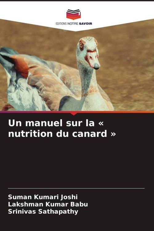 Produktbild: Un manuel sur la ' nutrition du canard '