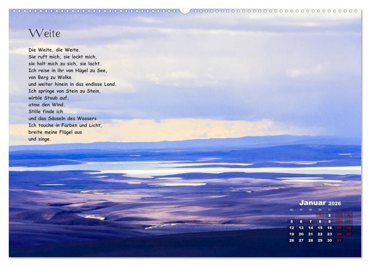 Produktbild: Lichtblicke f&uuml;r Auge und Seele - Der Kalender (hochwertiger Premium Wandkalender 2026 DIN A2 quer), Kunstdruck in Hochglanz