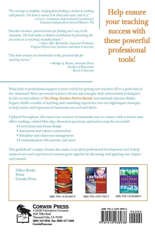 Produktbild: Ten Things New Teachers Need to Succeed