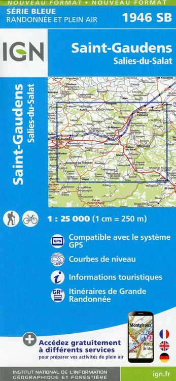 Produktbild: Saint-Gaudens 1:25 000