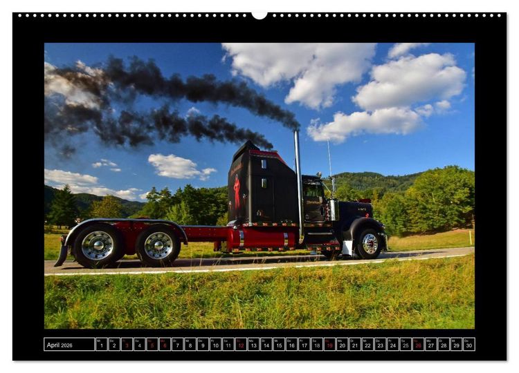 Produktbild: Kenworth W900A EXTHD (hochwertiger Premium Wandkalender 2026 DIN A2 quer), Kunstdruck in Hochglanz