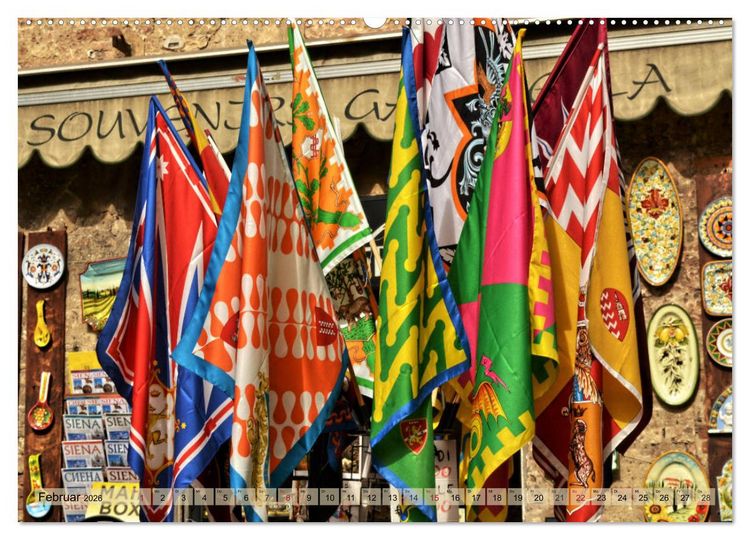 Produktbild: Sehnsucht nach SIENA (Wandkalender 2026 DIN A2 quer), CALVENDO Monatskalender