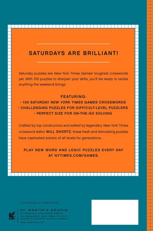 Produktbild: New York Times Games The Best Saturday Crosswords