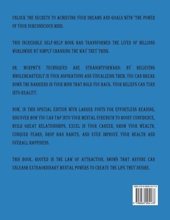 Produktbild: The Power of Your Subconscious Mind