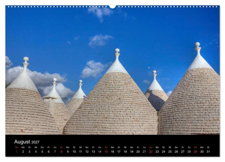 Produktbild: Apulien (Wandkalender 2027 DIN A2 quer), CALVENDO Monatskalender