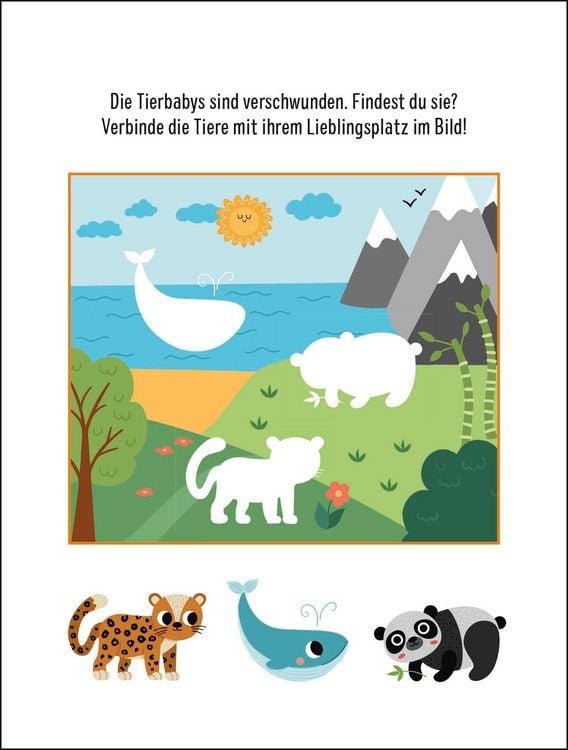 Produktbild: Mein lustiger R&auml;tselspa&szlig; &ndash; Abenteuer mit den Tierkindern