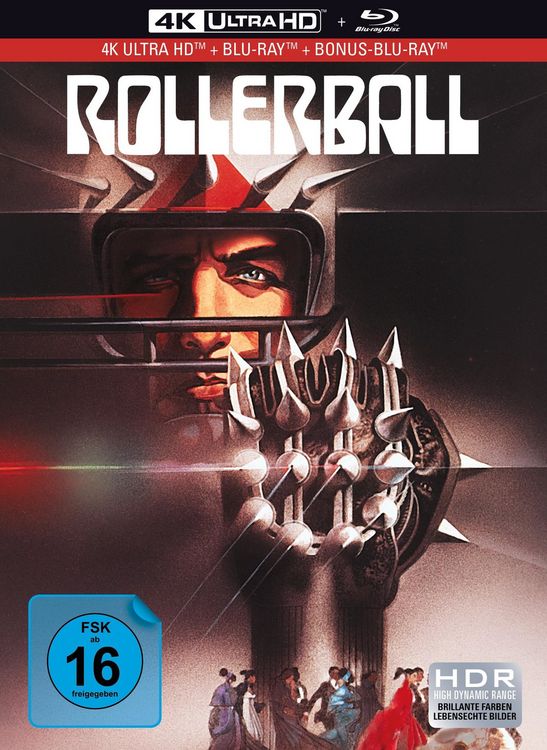 Produktbild: Rollerball - 3-Disc Limited Collector&rsquo;s Edition im Mediabook (UHD + Blu-Ray + Bonus-Blu-Ray)