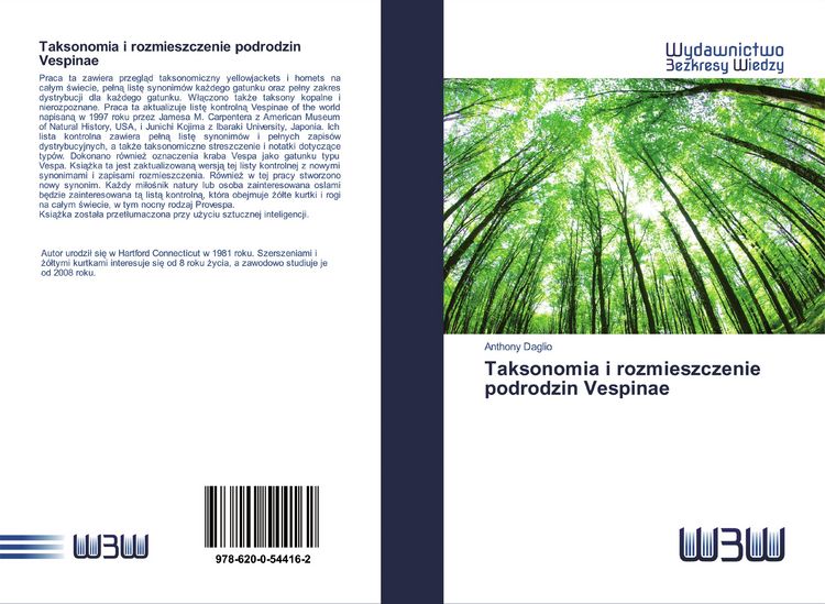 Produktbild: Taksonomia i rozmieszczenie podrodzin Vespinae