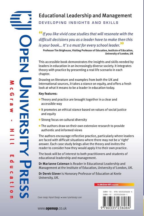 Produktbild: Educational Leadership and Management: Developing Insights and Skills