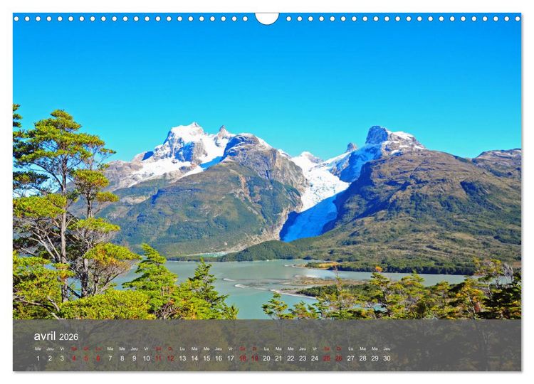 Produktbild: Patagonie Chilienne (Calendrier mural 2026 DIN A3 vertical), CALVENDO calendrier mensuel