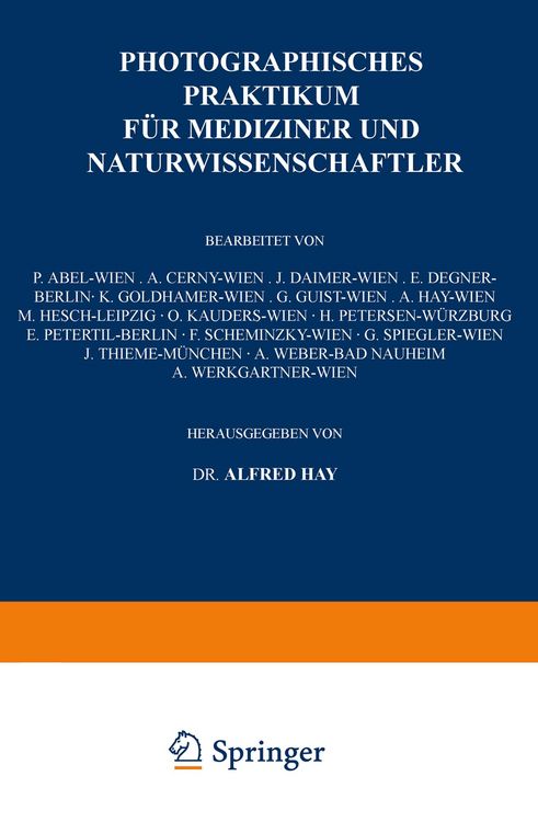 Produktbild: Photographisches Praktikum f&uuml;r Mediziner und Naturwissenschaftler