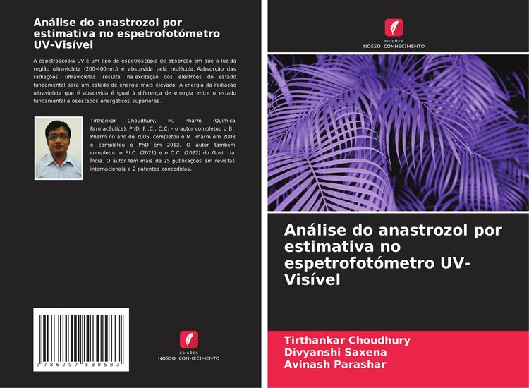 Produktbild: An&aacute;lise do anastrozol por estimativa no espetrofot&oacute;metro UV-Vis&iacute;vel