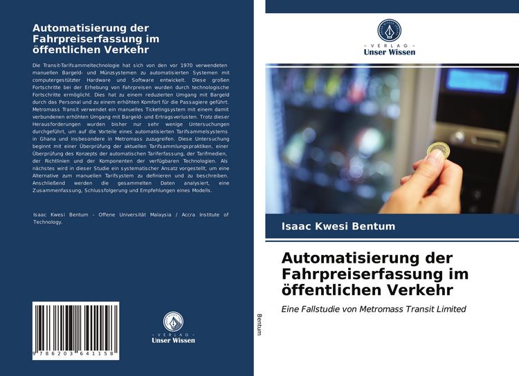 Produktbild: Automatisierung der Fahrpreiserfassung im &ouml;ffentlichen Verkehr