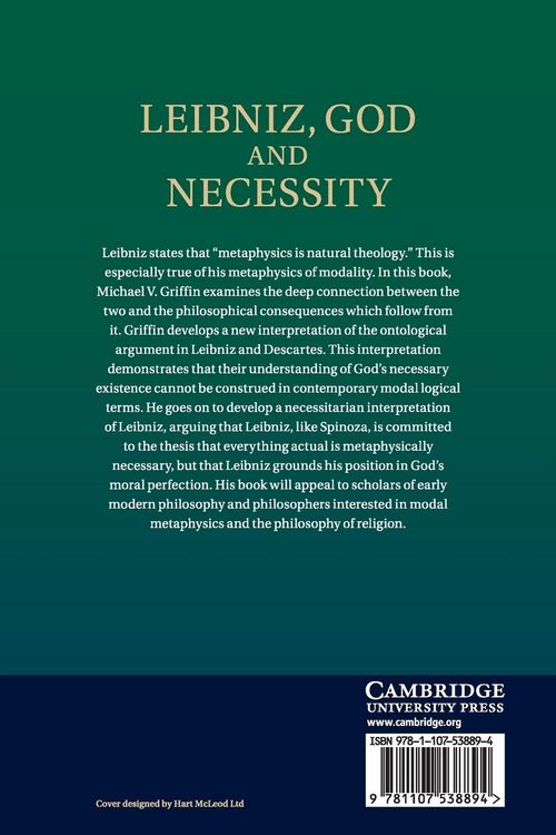 Produktbild: Leibniz, God and Necessity