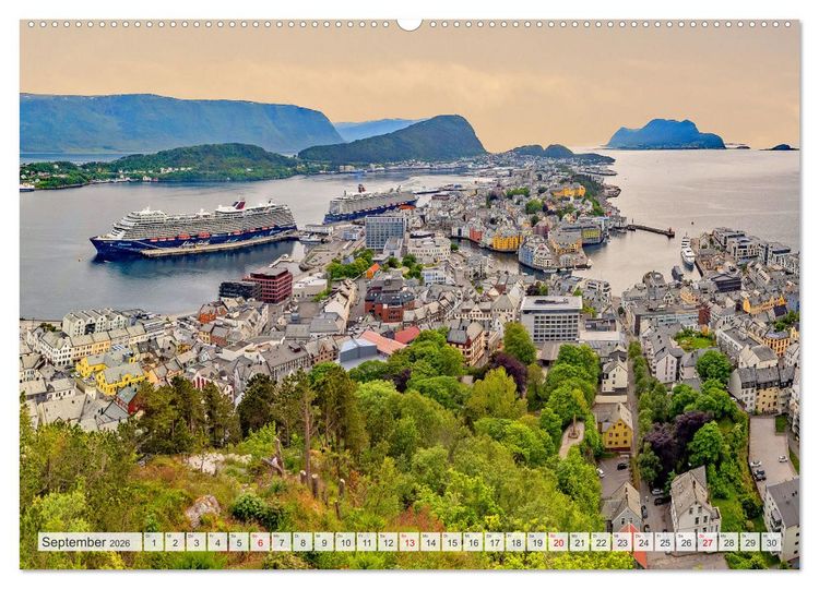 Produktbild: Vom Nordkap zum S&uuml;dkap (hochwertiger Premium Wandkalender 2026 DIN A2 quer), Kunstdruck in Hochglanz