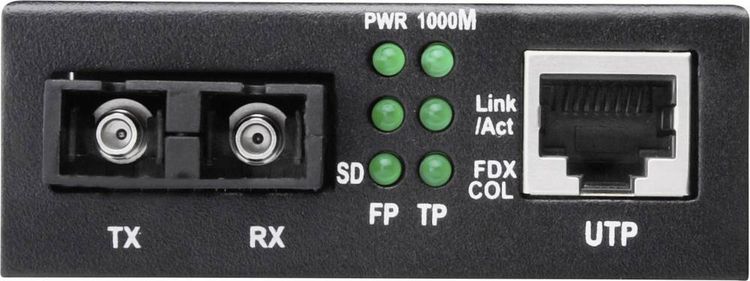 Produktbild: Digitus DN-82120-1 LAN, SC Duplex Netzwerk-Medienkonverter 1 GBit/s