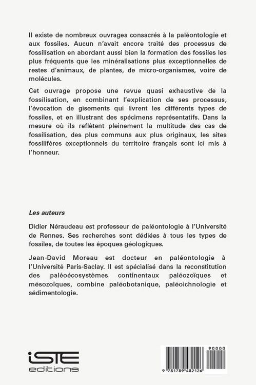 Produktbild: La fossilisation