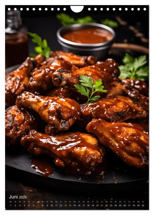 Produktbild: Meat Lovers - K&ouml;stliche Grill Abenteuer (Wandkalender 2026 DIN A4 hoch), CALVENDO Monatskalender