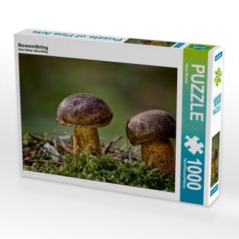 Produktbild: CALVENDO Puzzle Maronenr&ouml;hrling 1000 Teile Puzzle quer | 1000 Teile Lege-Gr&ouml;&szlig;e 64 &times; 48 cm Foto-Puzzle f&uuml;r gl&uuml;ckliche Stunden